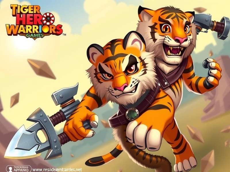 Tiger Hero Warriors Game Banner